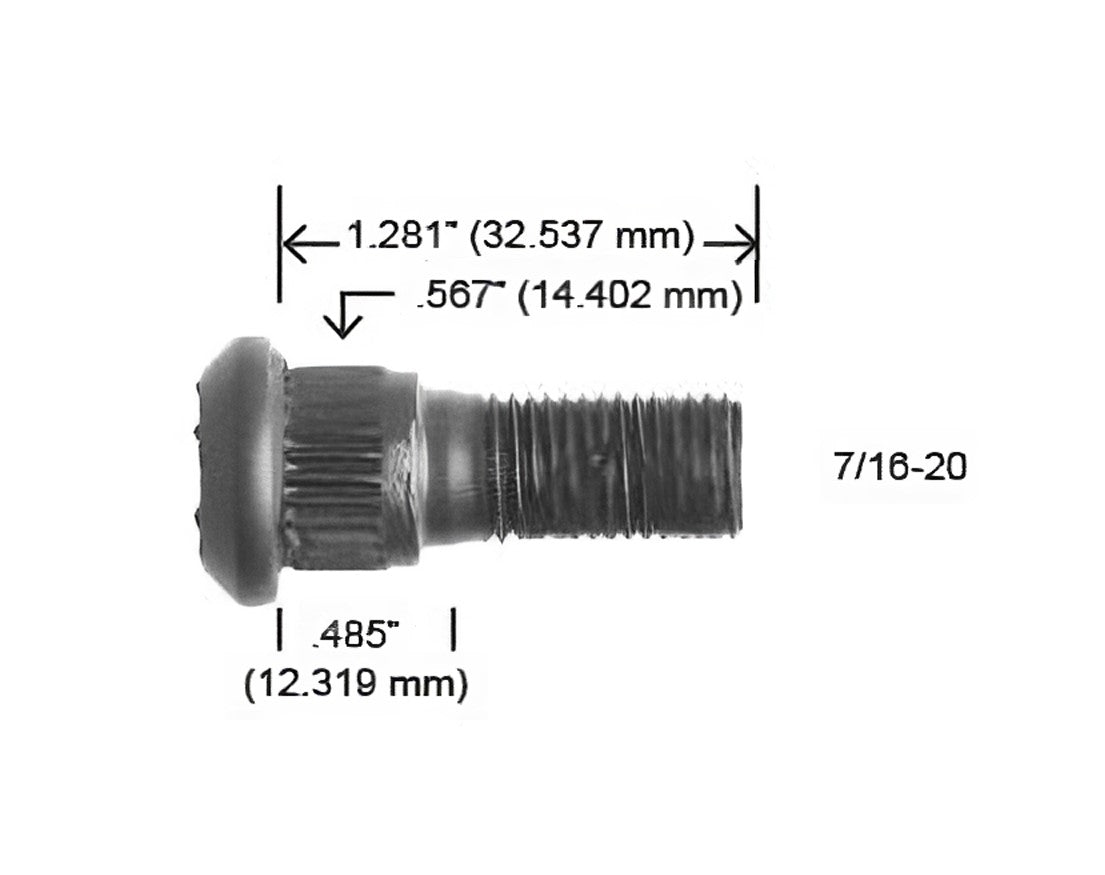 4129-R 7/16-20 NISSAN PICK UP