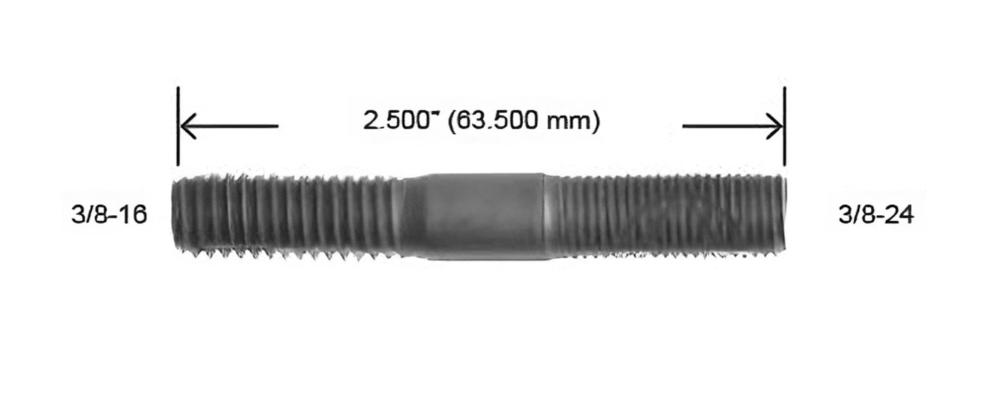 6118-R BIRLO FLECHA 3/8 X 2 1/2 FINA ESTANDARD (H28019)