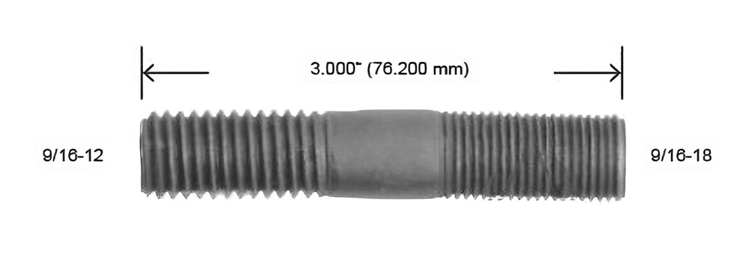 6132-R BIRLO FLECHA 9/16 X 3 F-NC (H28039)