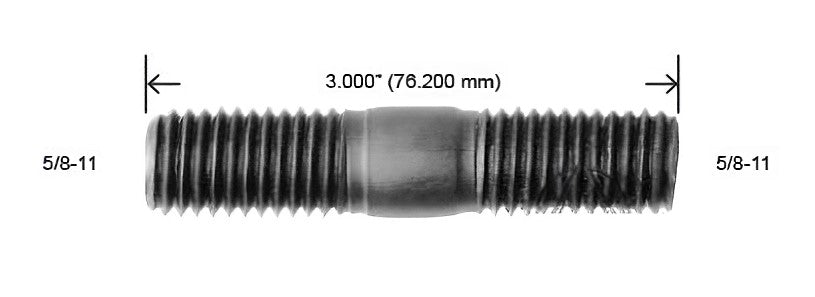 6210-R BIRLO ARTILLERIA G8 5/8-11 X 3 (H38045)