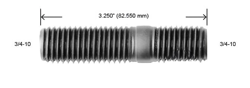 6222-R BIRLO ARTILLERIA G8 3/4-10 X 3 1/4 (H38055)