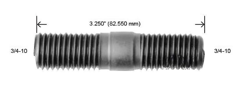 6231-R BIRLO ARTILLERIA G8 3/4-10 X 3 1/4 (H38049)