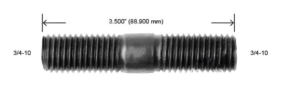 6232-R BIRLO ARTILLERIA G8 3/4-10 X 3 1/2 (H38050)