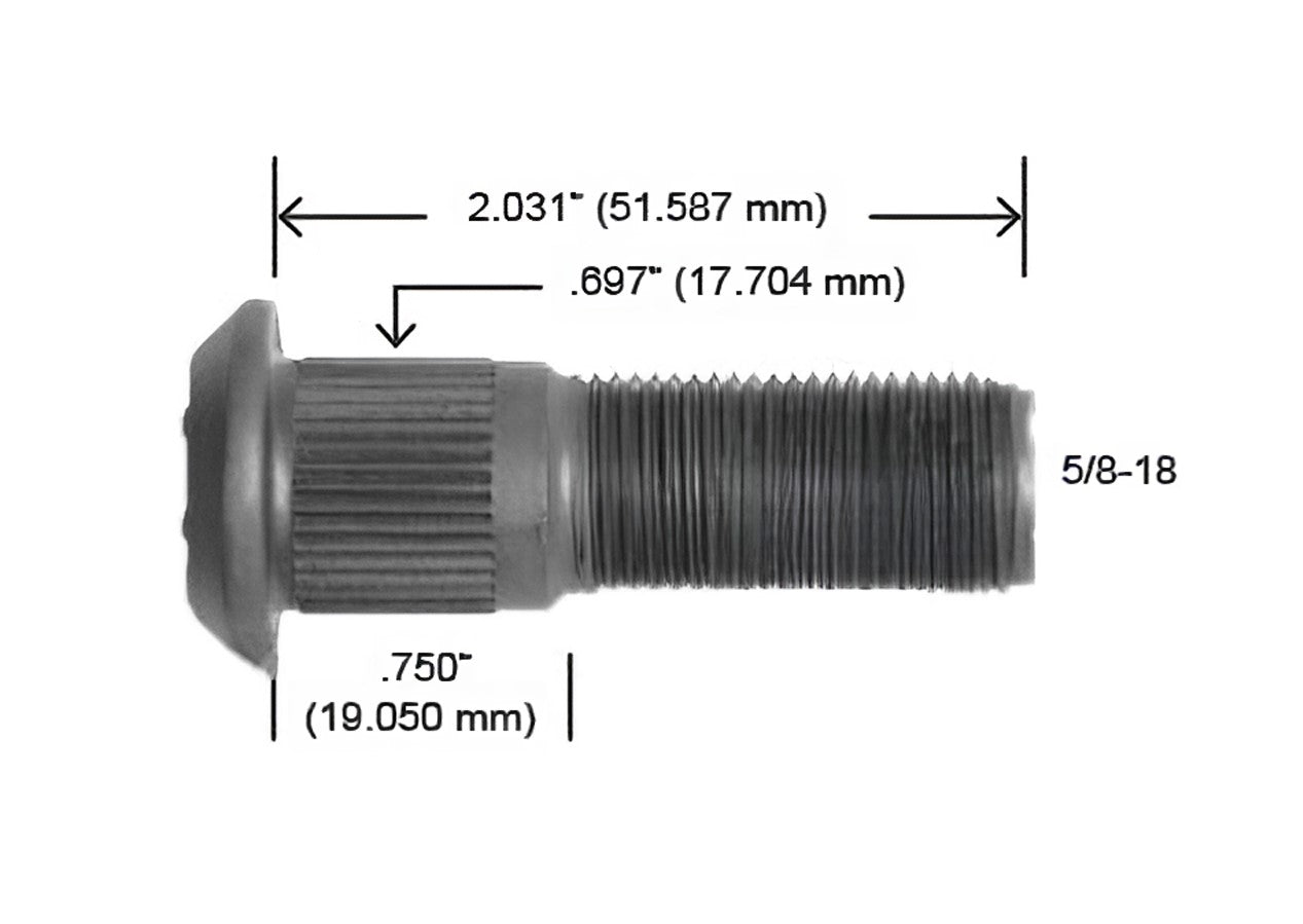 1001-R BIRLO 5/8-18 CAMION SERIE 4-4