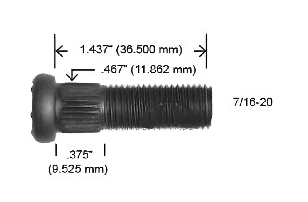 1065-R BIRLO 7/16-20 MALIBU CAPRICE (H11065)