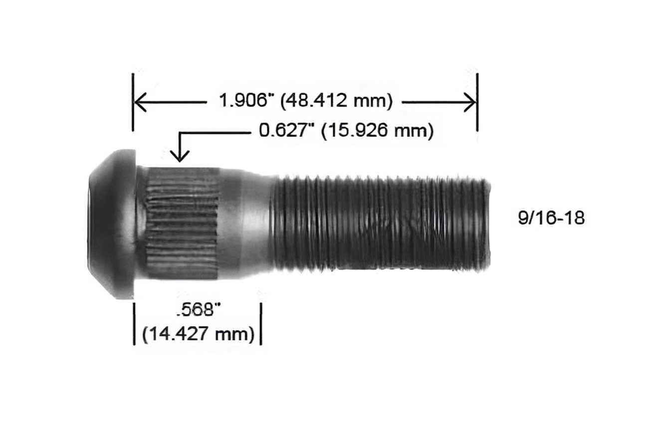 1100-R BIRLO 9/16-18 C30 DOBLE RODADA (H11100)