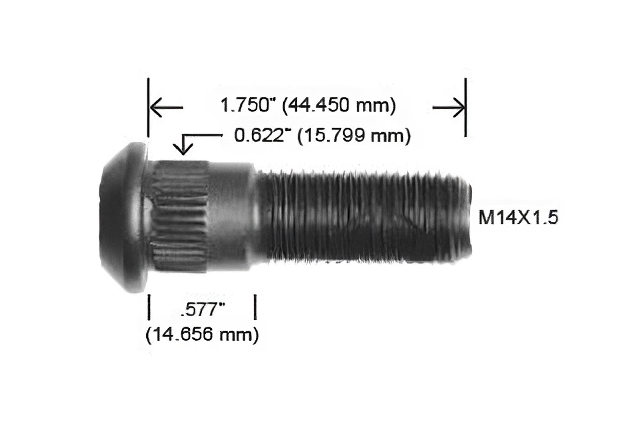 1160-R BIRLO M14 X 1.5 MM TRASERO CHEVROLET (H11160)