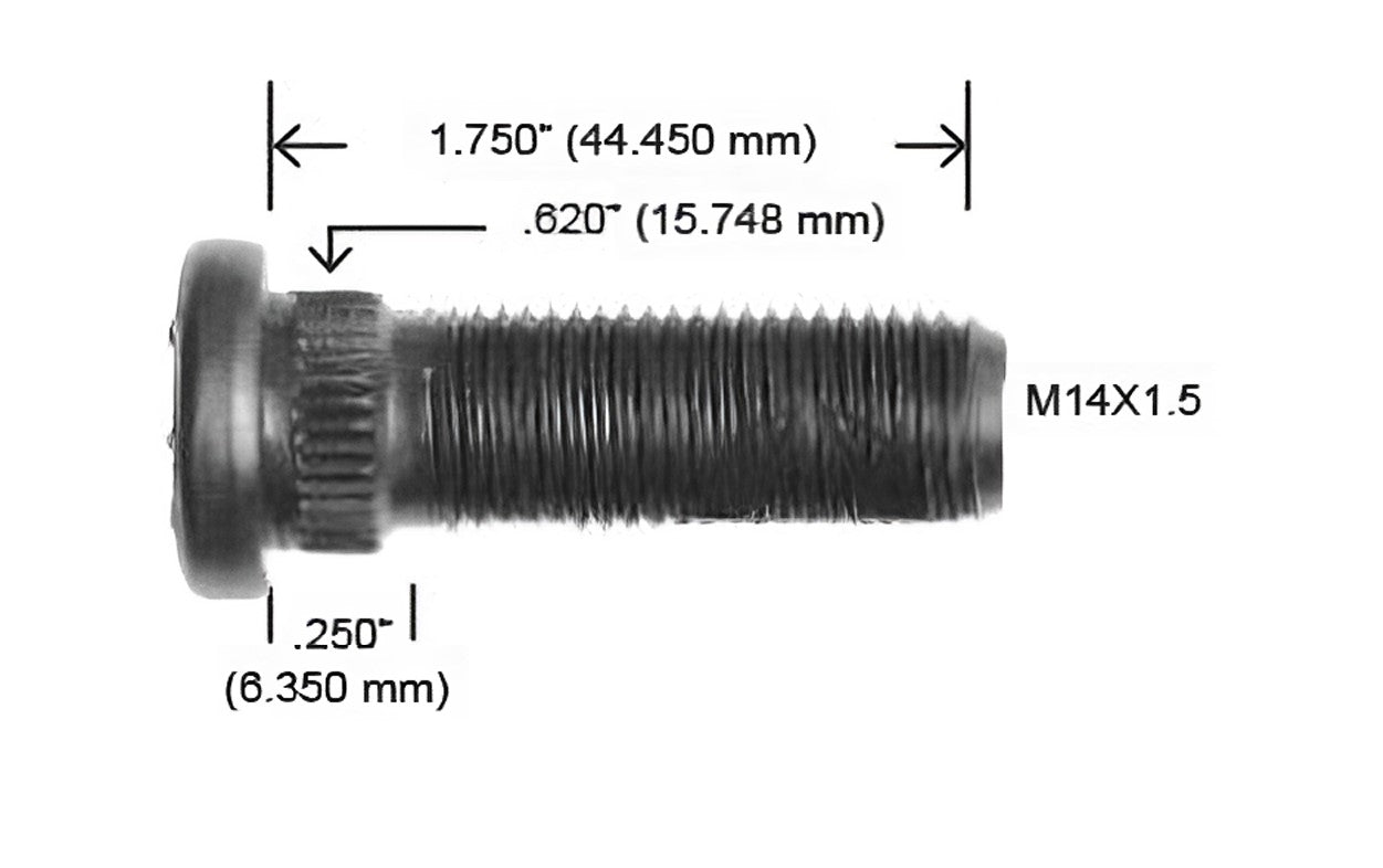 1162-R BIRLO M14 X 1.5 X 44 MM CHEYENE SUBURBAN (H11162