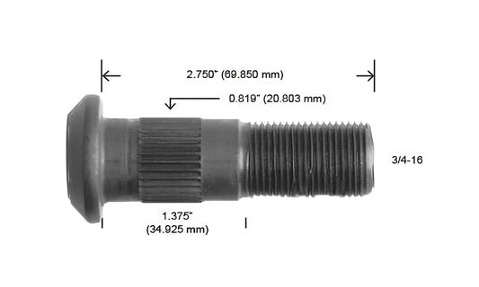 3040-L BIRLO 3/4-16 F600 F700 F800