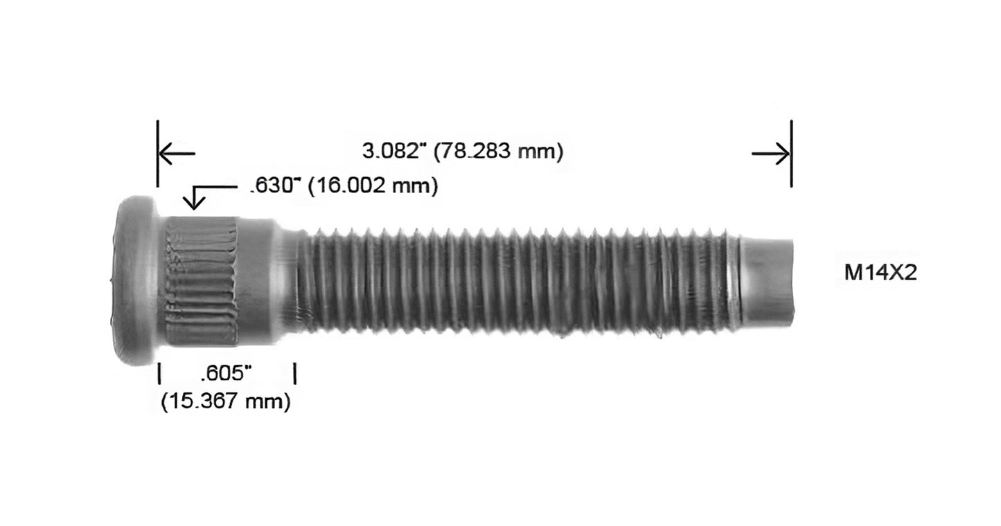 3173-R BIRLO M14 X 2 X 74.5 FORD TRITON