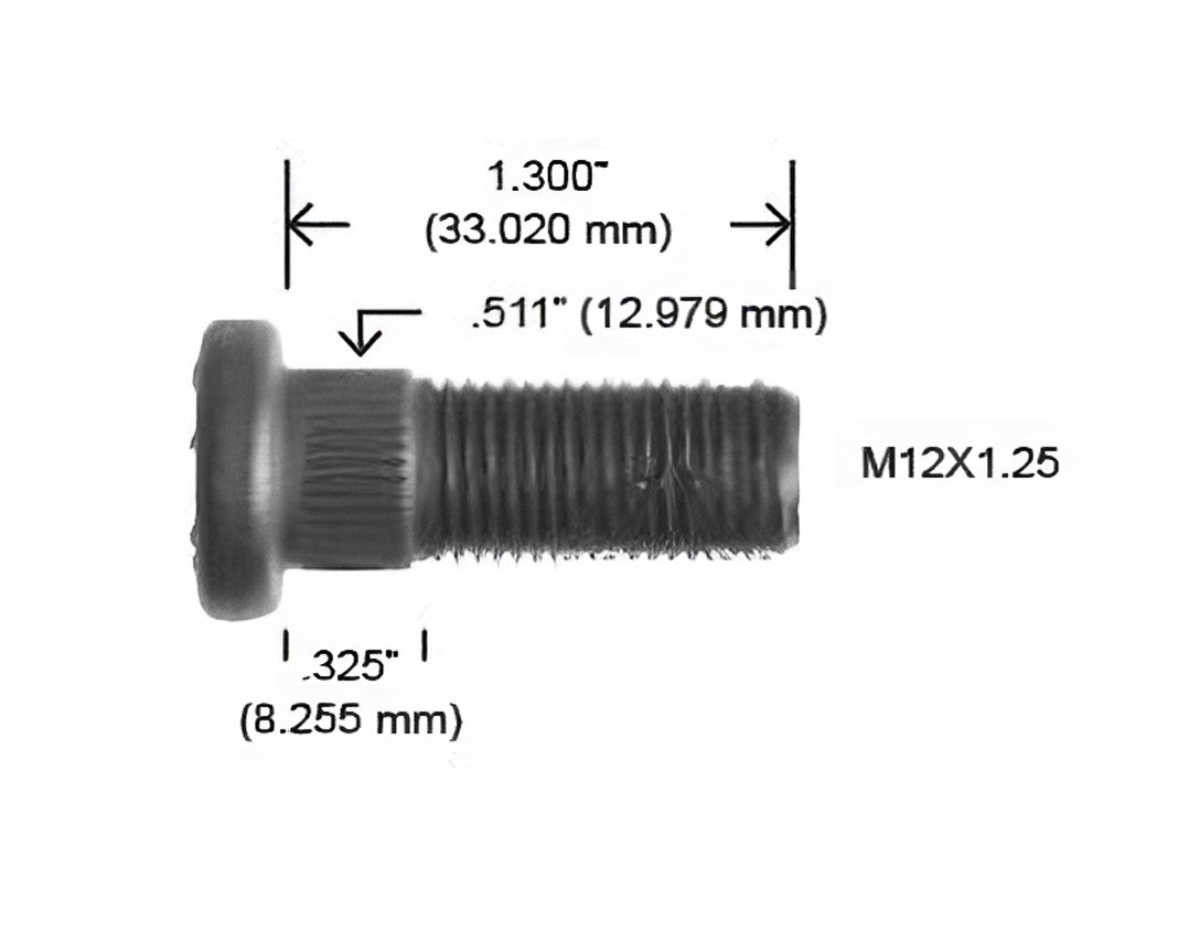 4161-R M12 X 1.25 NISSAN TSURU I Y II