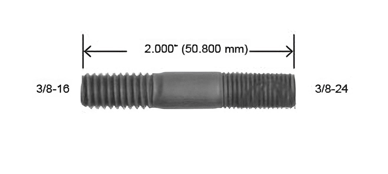 6117-R BIRLO FLECHA 3/8 X 2 FINA ESTANDARD (H28017)