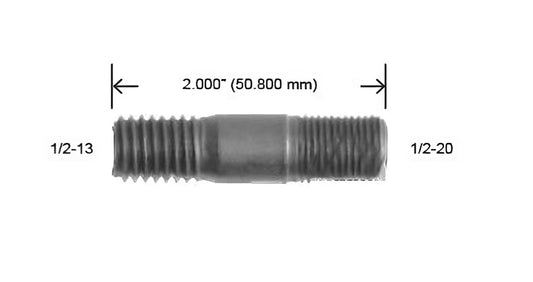 6126-R BIRLO FLECHA 1/2 X 2 FINA ESTANDARD (H28030)