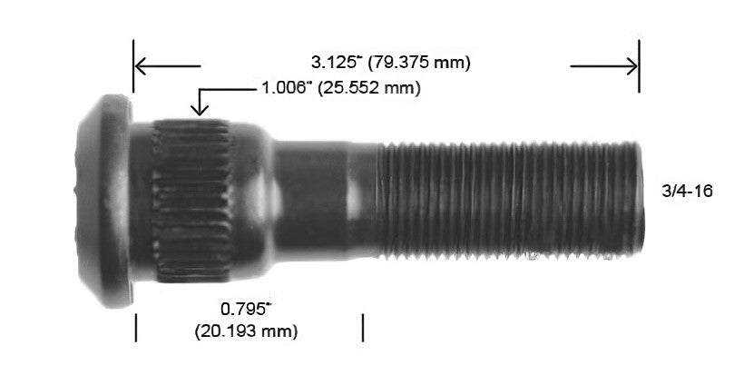 8119N-R BIRLO 3/4-16 20X206/207 ROCKWEL TRASERO